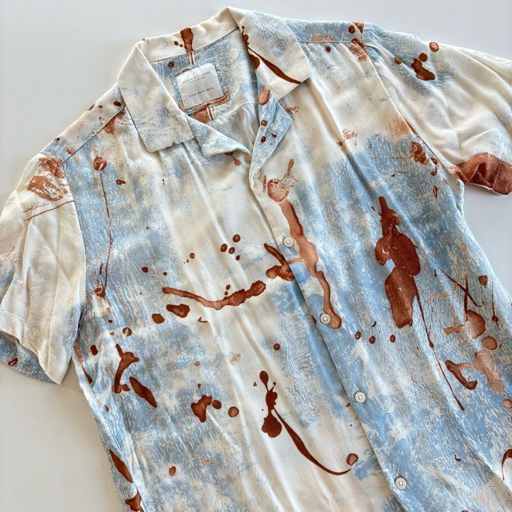 Denim & Flower Camp Shirt